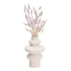 QUVIO Vaas - Keramisch - 21 cm - Beige