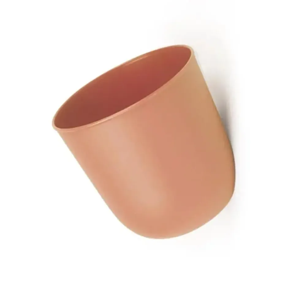 QUVIO Wand bloempot - Kunststof - Terracotta