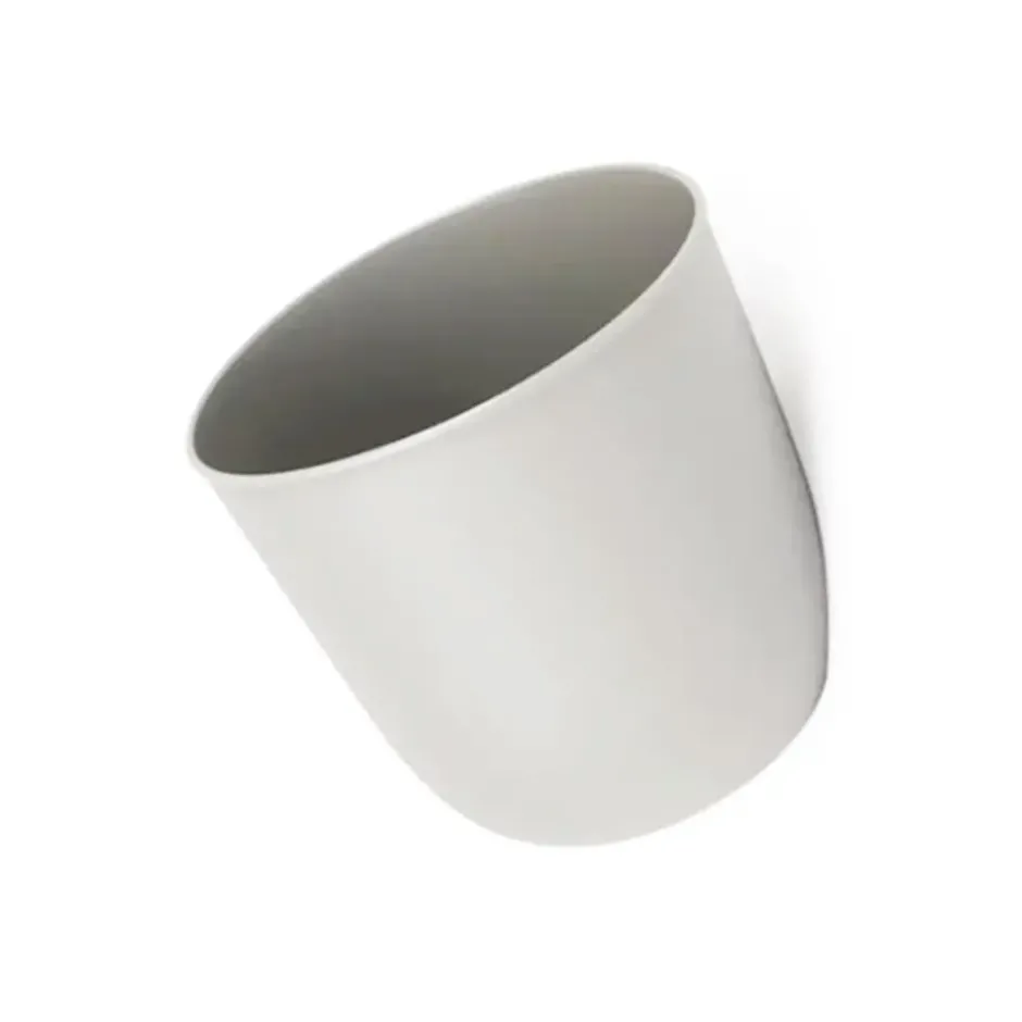 QUVIO Wand bloempot- Kunststof - Lichtgrijs