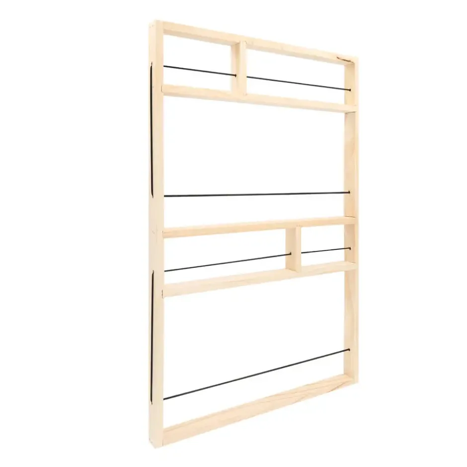 QUVIO Wandrek - 60 x 42 cm - Hout