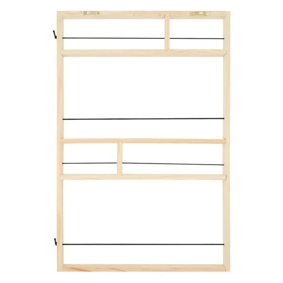 QUVIO Wandrek - 60 x 42 cm - Hout