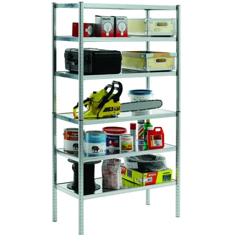 Raaco AT HOME Stellingrek 2m hoog 6 legborden