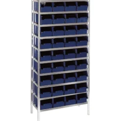 Raaco Rekkensysteem 7-1600 met bakken - blauw