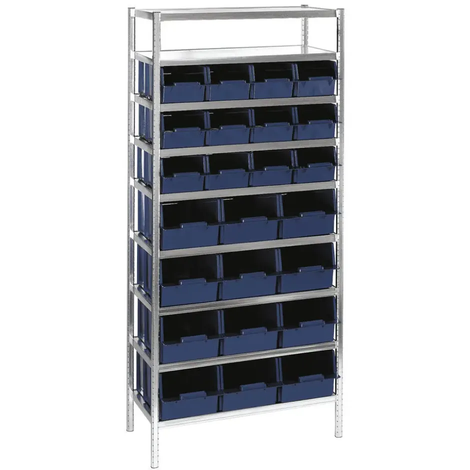 Raaco Rek met 12x bak 7-1600 12x bak 9-2800 gal/bl