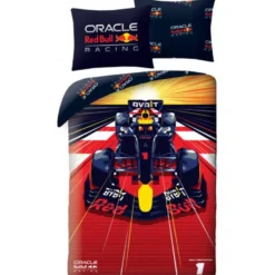 Red Bull Racing Dekbedovertrek - Eenpersoons - 140 x 200 cm / 70 x 90 cm
