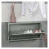 Redin Design Schoenenkast Pippen industrieel 1 lade groen metaal 75x12.5x37.5cm