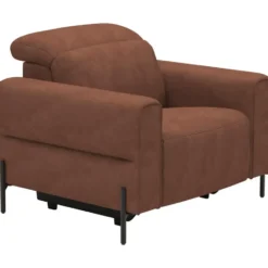 Relaxfauteuil Dave - stof Billy Joe - cognac