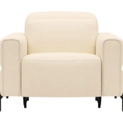 Relaxfauteuil Dave - stof Canna - crème