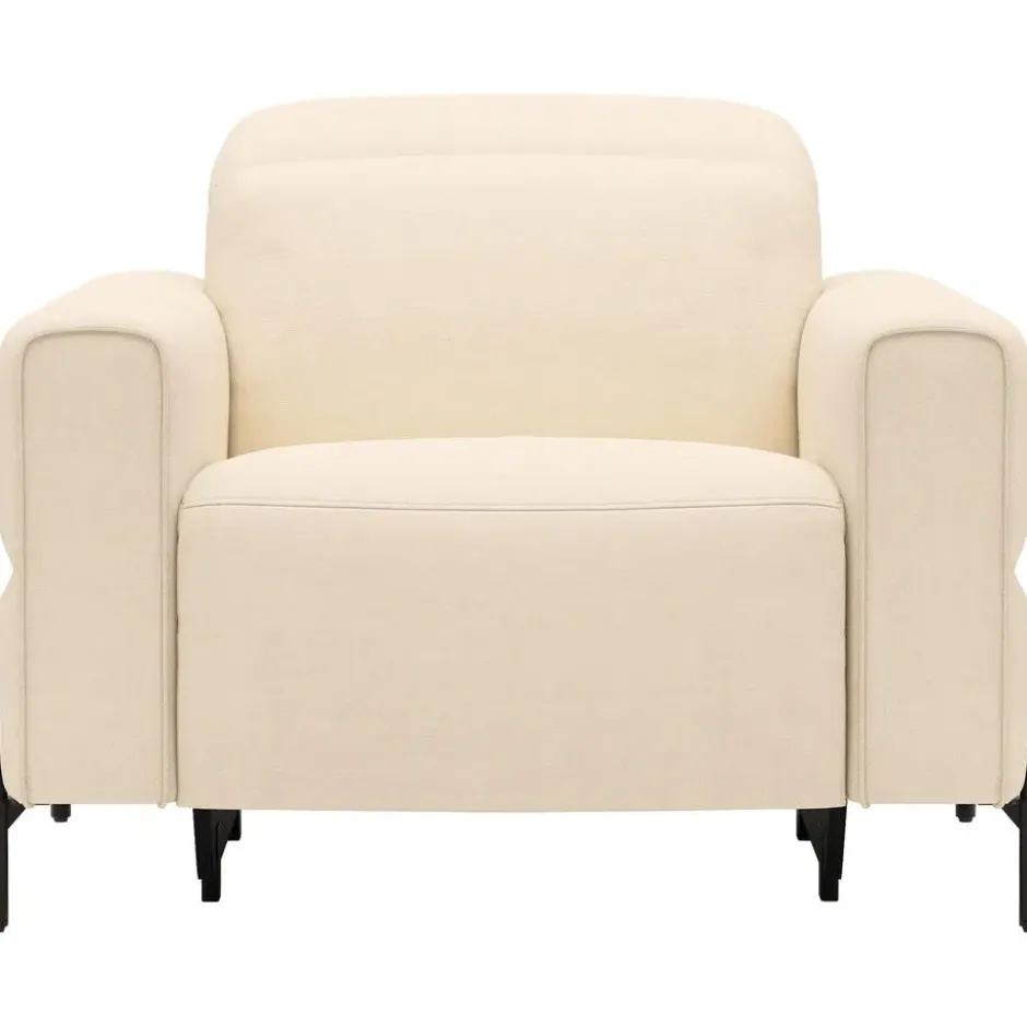 Relaxfauteuil Dave - stof Canna - crème