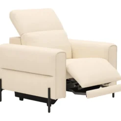 Relaxfauteuil Dave - stof Canna - crème