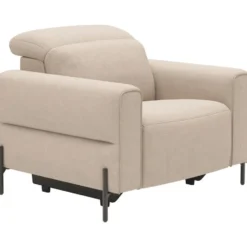 Relaxfauteuil Dave - stof Canna - taupe