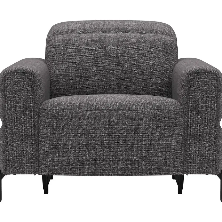 Relaxfauteuil Dave - stof Chacha - grijs