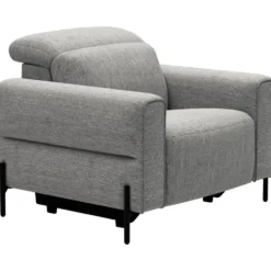Relaxfauteuil Dave - stof Pure - grijs