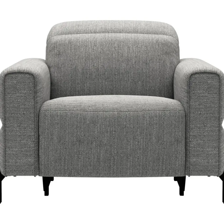 Relaxfauteuil Dave - stof Pure - grijs