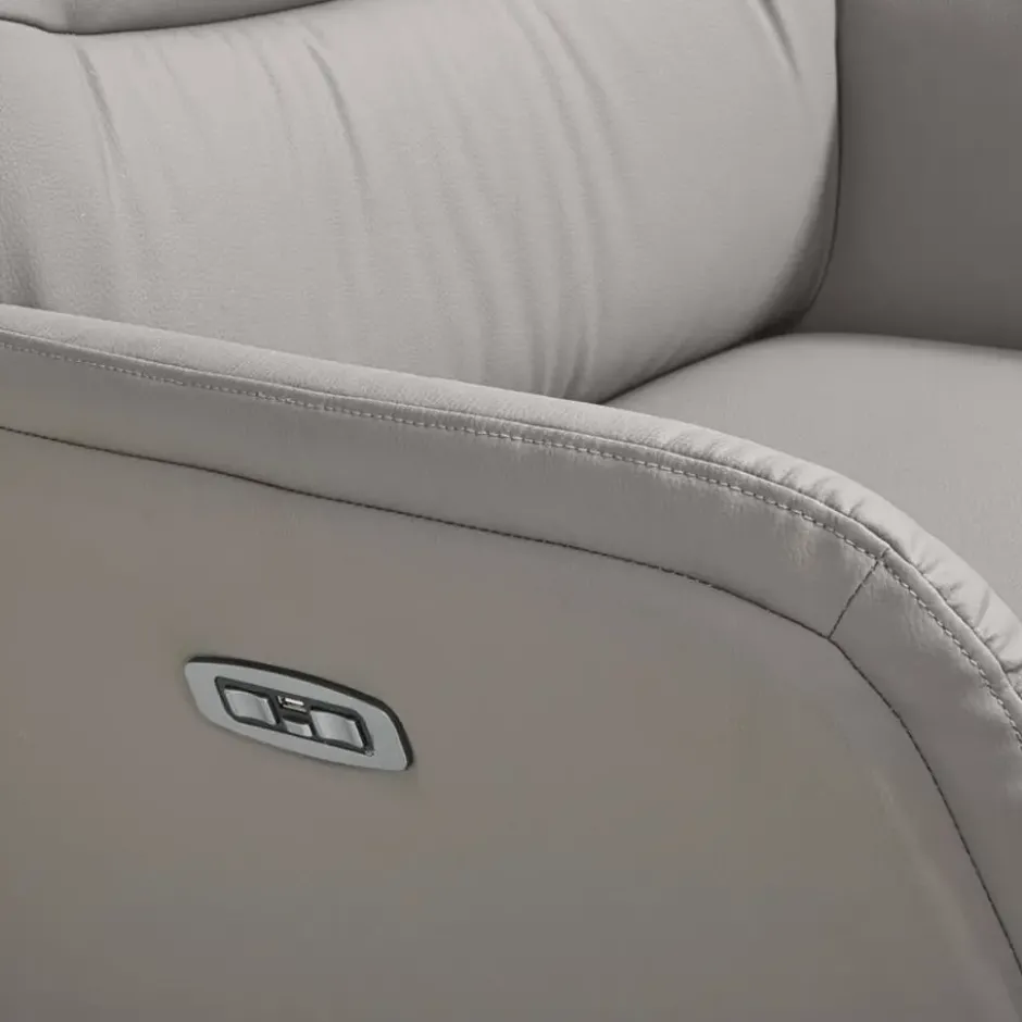 Relaxfauteuil Herman - elektrisch verstelbaar - grijs