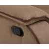 Relaxfauteuil HERNANI - 1 plaats - Taupe Stof Stof