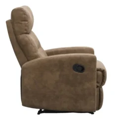 Relaxfauteuil Jackson - stof - lichtbruin