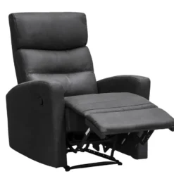 Relaxfauteuil Jackson - stof - zwart