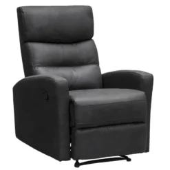 Relaxfauteuil Jackson - stof - zwart
