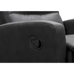 Relaxfauteuil Jackson - stof - zwart