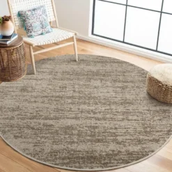 Relax Oslo Rond Vloerkleed Laagpolig Beige - 240 CM Ø