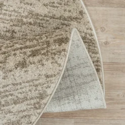 Relax Oslo Rond Vloerkleed Laagpolig Beige - 200 CM Ø