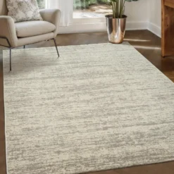 Relax Oslo Vierkant Vloerkleed Laagpolig Creme - 200x200 CM