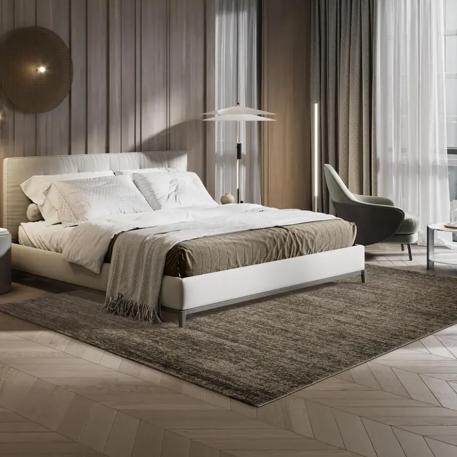 Relax Oslo Vloerkleed Laagpolig Bruin Beige - 200x290 CM