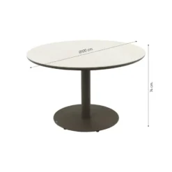 Rodez ronde dining tuintafels Ø120 cm. - Terre