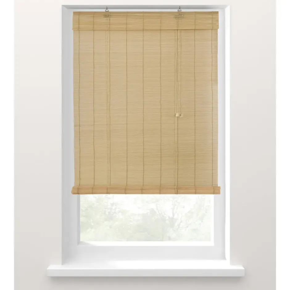 Rolgordijn bamboe naturel - 60x160 cm