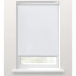 Rolgordijn lichtdoorlatend wit - 120x160 cm
