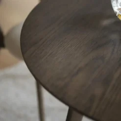 Rowico Home Yumi Ronde Houten Eettafel Ø 115 - Donker Eiken
