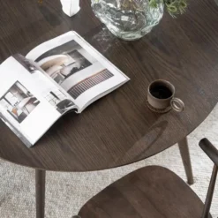 Rowico Home Yumi Ronde Houten Eettafel Ø 115 - Donker Eiken