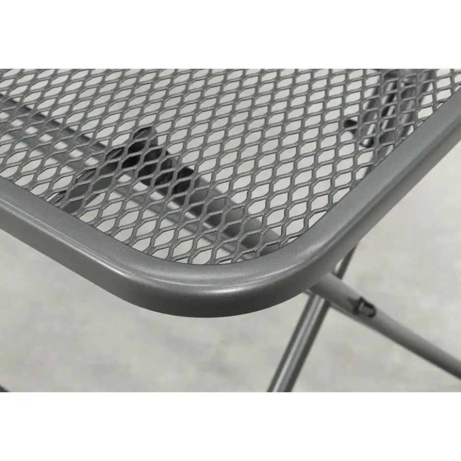 Royal Garden Café strekmetaal klaptafel 60x60 cm. - Antraciet