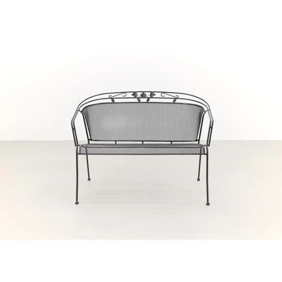 Royal Garden Elegance strekmetaal 2-zits tuinbank - Antraciet