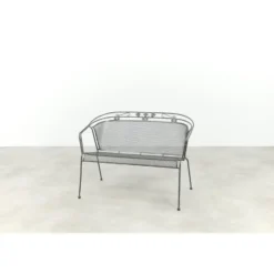 Royal Garden Elegance strekmetaal 2-zits tuinbank - Antraciet