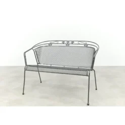 Royal Garden Elegance strekmetaal 2-zits tuinbank - Antraciet