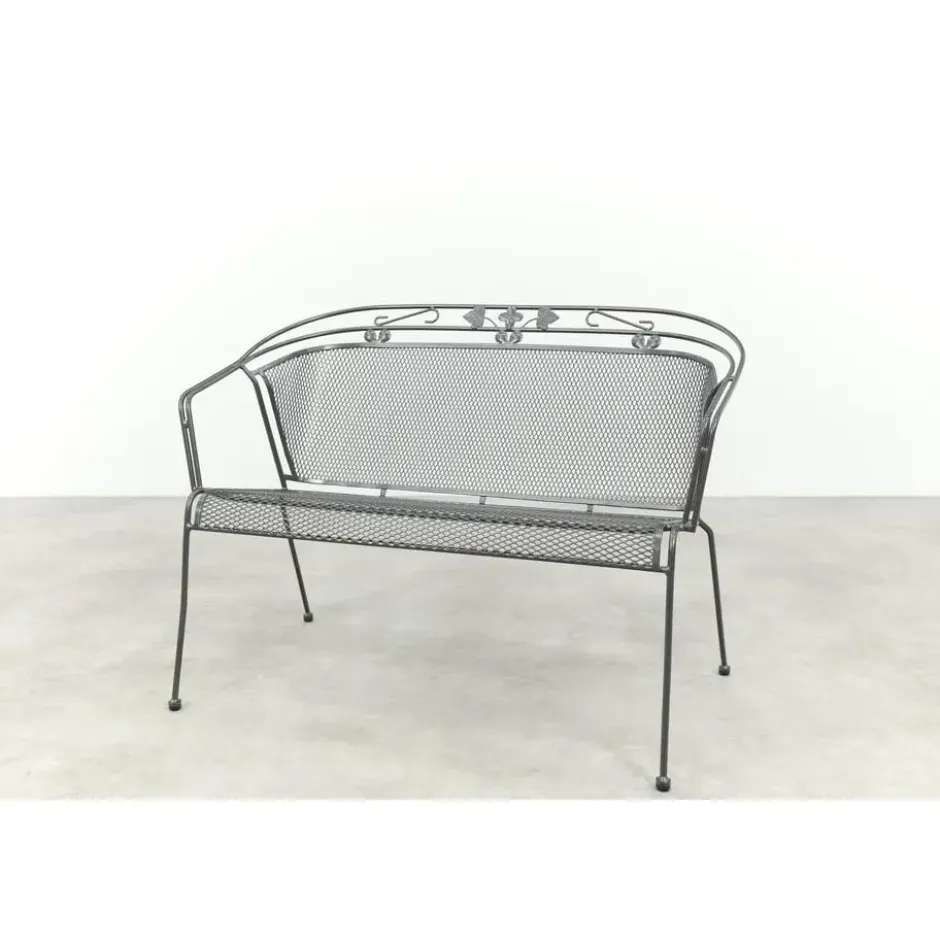 Royal Garden Elegance strekmetaal 2-zits tuinbank - Antraciet