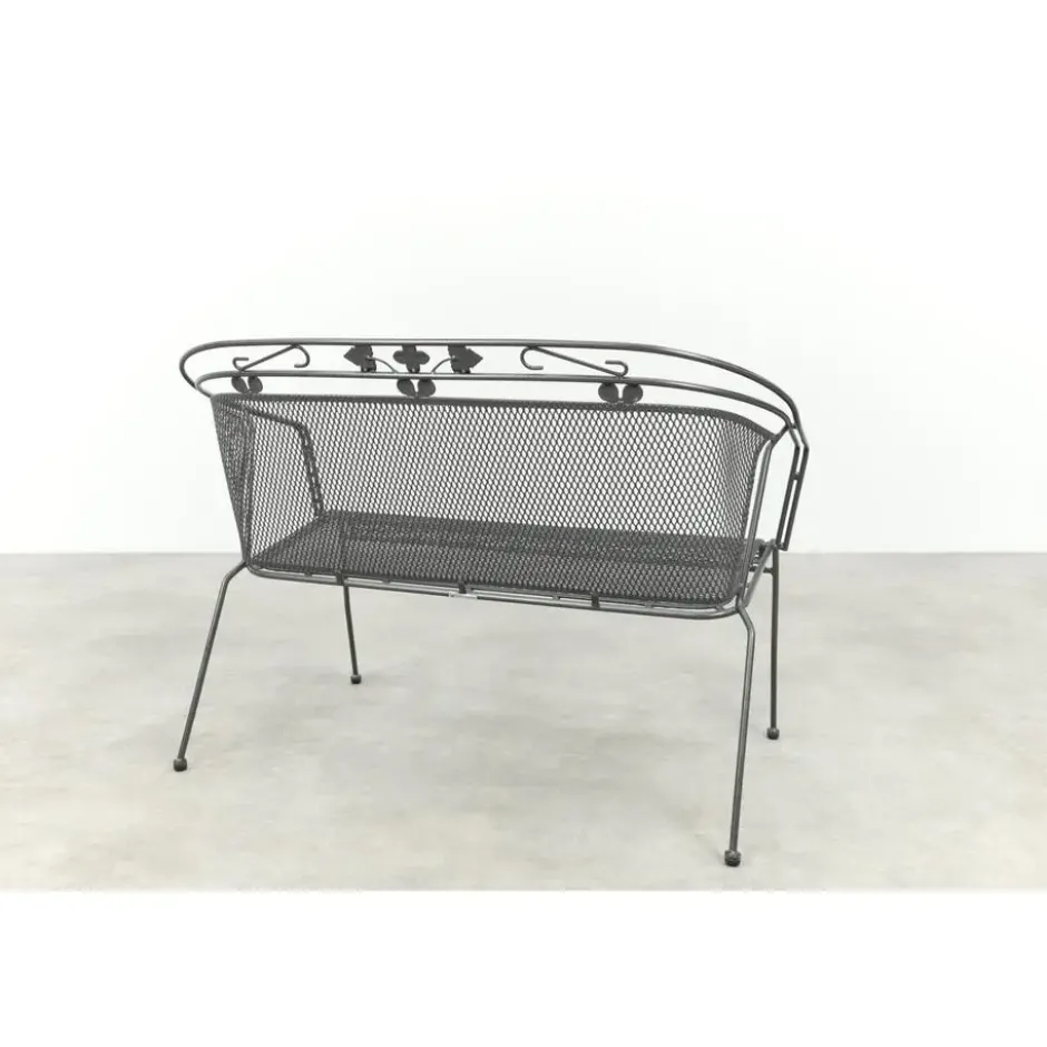 Royal Garden Elegance strekmetaal 2-zits tuinbank - Antraciet