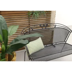 Royal Garden Elegance strekmetaal 2-zits tuinbank - Antraciet