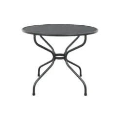 Royal Garden strekmetaal ronde bistrotafel Ø90 cm. - Antraciet