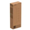 Ruhhy Kapstok - zwart - 8 x 24 cm - ijzer - 6 haken - met plank