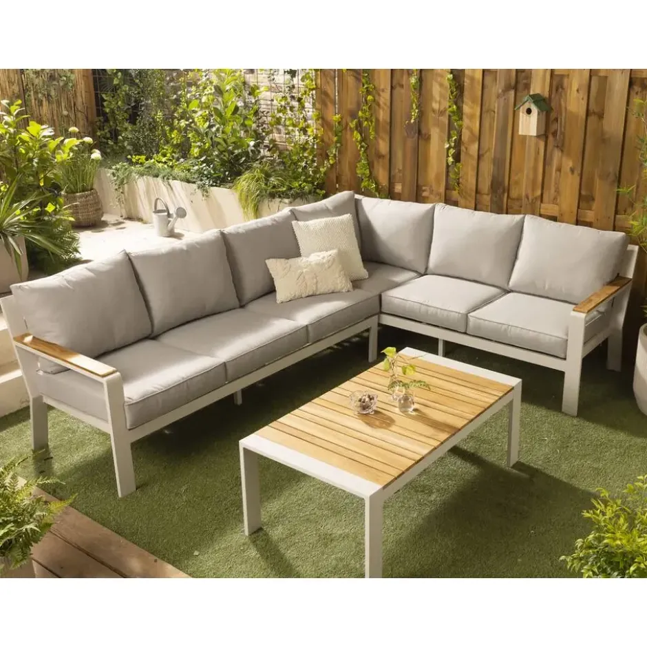 Salontafel Biarritz - zand/naturel - 45x118,5x65 cm