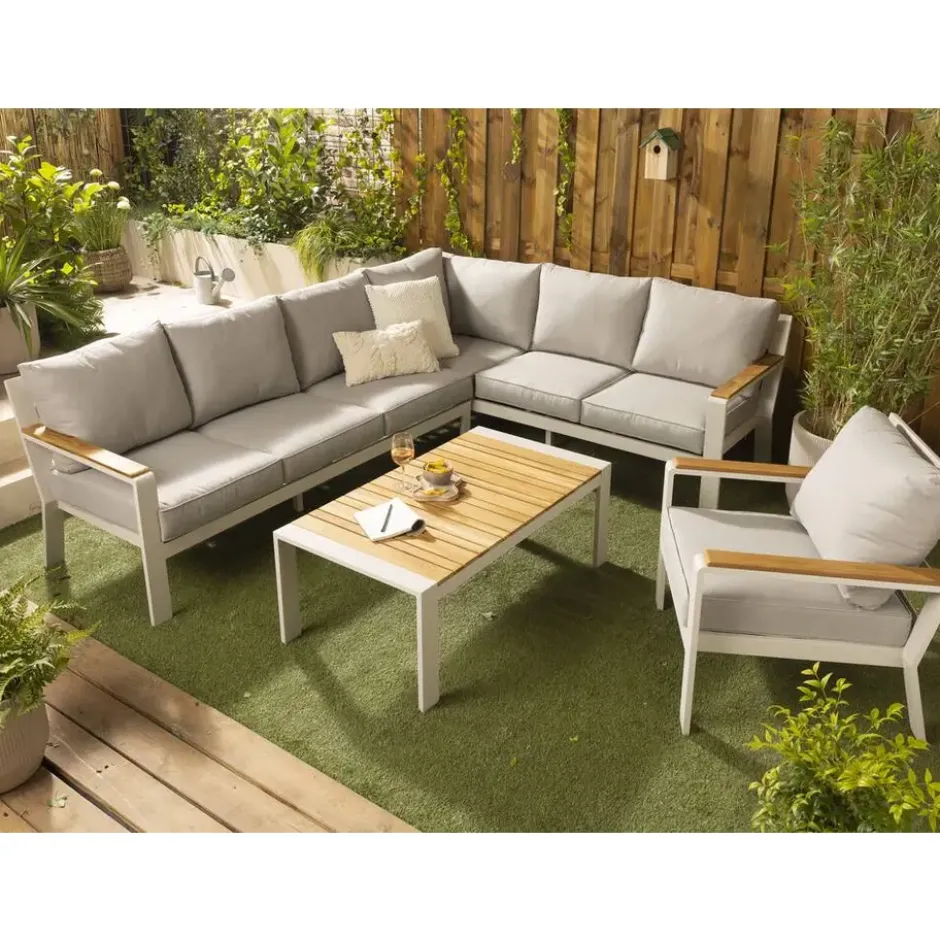 Salontafel Biarritz - zand/naturel - 45x118,5x65 cm