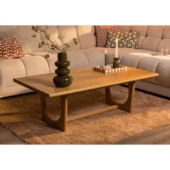 Salontafel Lena - eiken - 40x120x65 cm