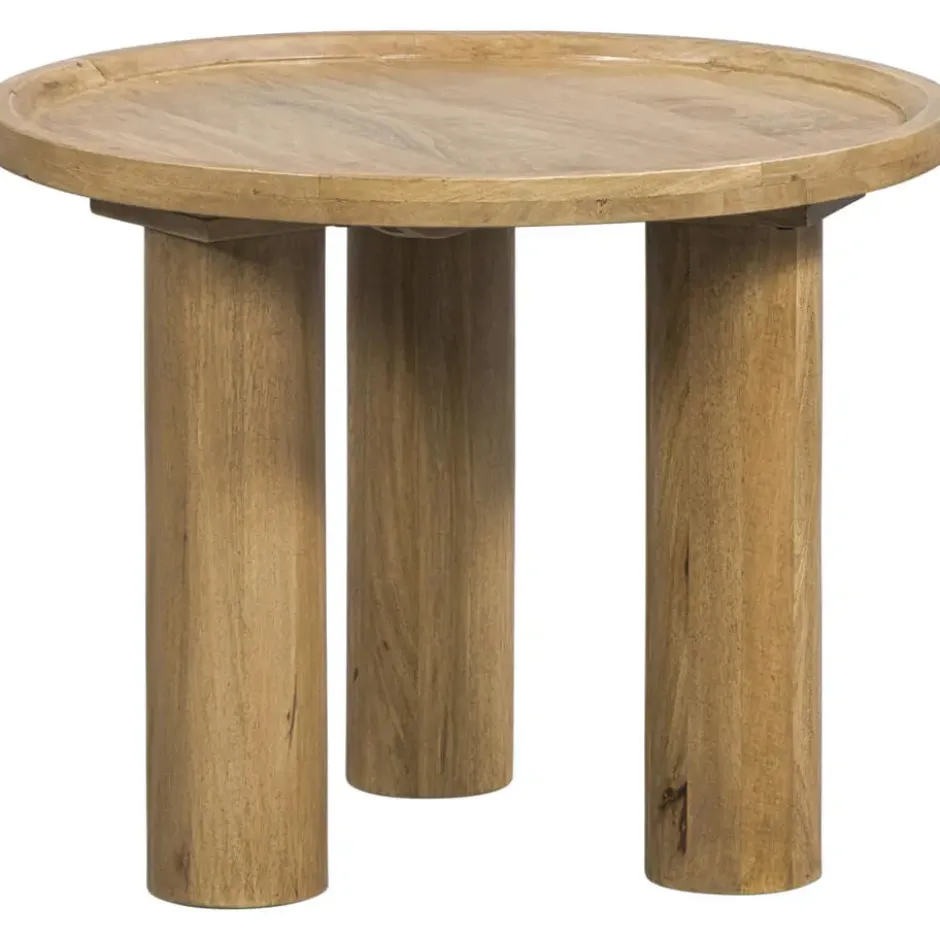 Salontafel Liam - mangohout - 40x60x60 cm