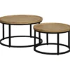 Salontafels Ilja - naturel - set van 2