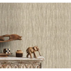 Sanders & Sanders behang bamboe beige en bruin - 53 cm x 10 m