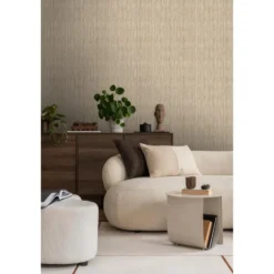 Sanders & Sanders behang bamboe beige en bruin - 53 cm x 10 m
