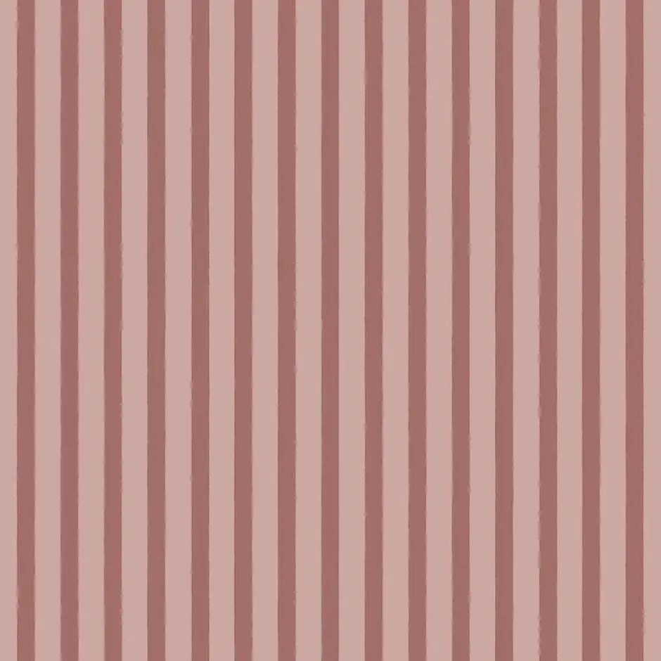 Sanders & Sanders behang geschilderde strepen bordeaux rood en roze